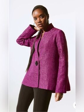 Joseph Ribkoff | Empress Textured Jacquard Jacket